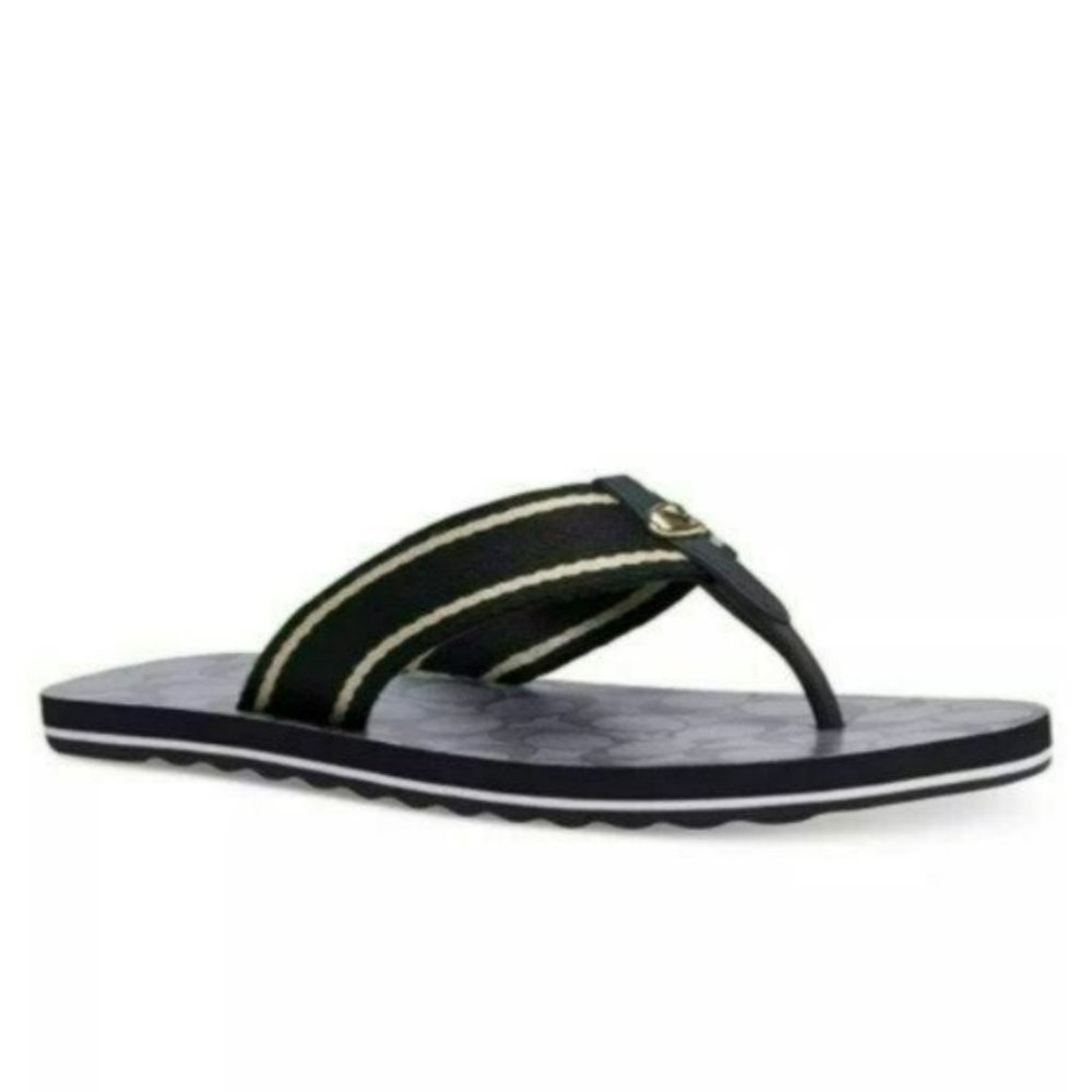 Coach Zoe Webbed Flip Flops -6 - Picture 2 of 6